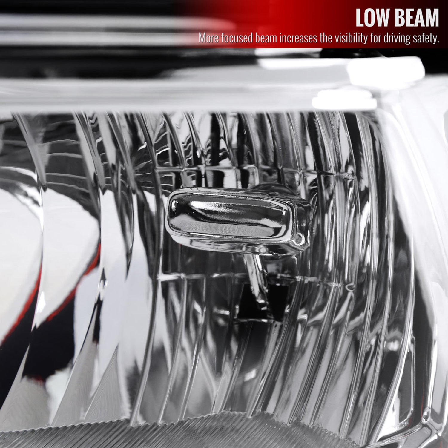 2019-2024 Dodge RAM 2500/3500/4500/5500 Factory Style Headlights Chrome/Clear