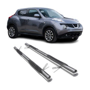 2011-2017 Nissan Juke Running Boards Side Steps Silver