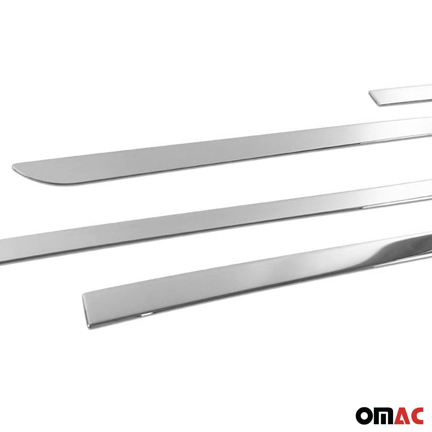 2015-2016 Kia Sportage Side Door Molding Trim Skirt Garnish Stainless Steel Silver 4Pcs