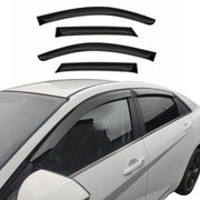 2014-2018 Mazda 3 Window Visor Vent Rain Deflector 4Pcs Smoke