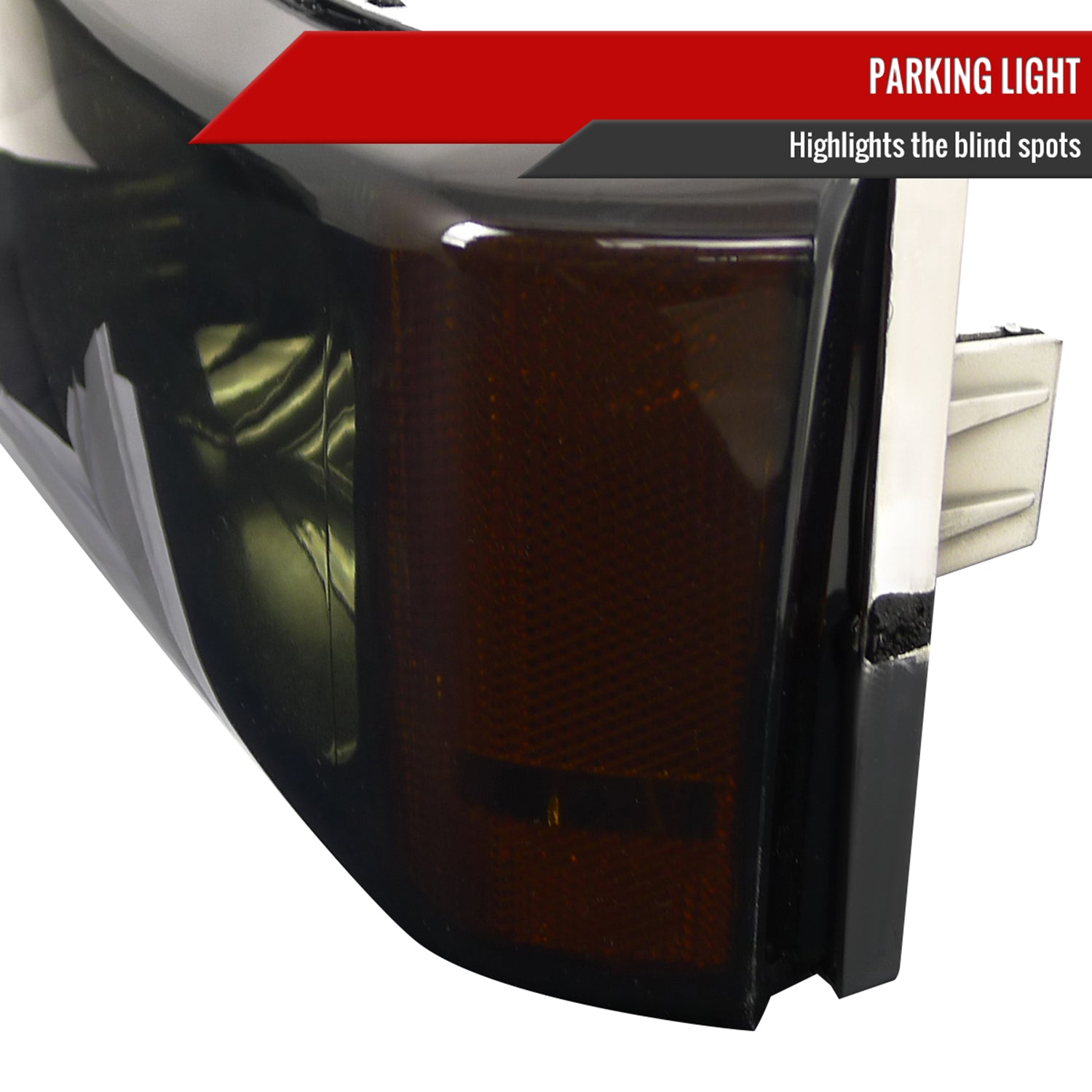 2002-2006 Chevy Avalanche/ 03-2007 Silverado Headlights Bumper Lights Smoke