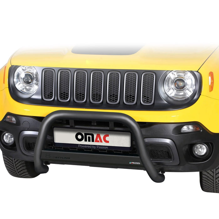 Bull Bar Push Front Bumper Grille for Jeep Renegade Trailhawk 2015-2018 Black