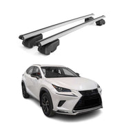 Roof Rack Cross Bars Luggage Carrier for Lexus NX 200t / NX 300 2015-2021 Gray