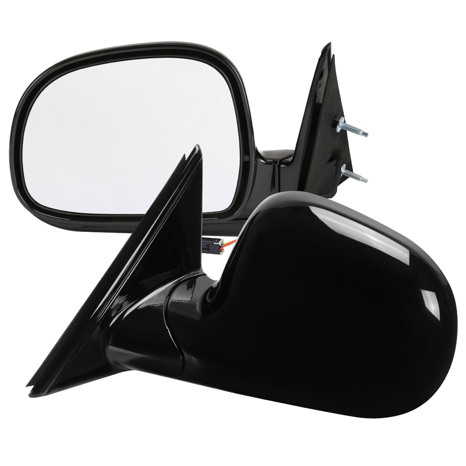 1994-1998 Chevrolet S10/Blazer GMC Sonoma Glossy Black Power Side Mirrors