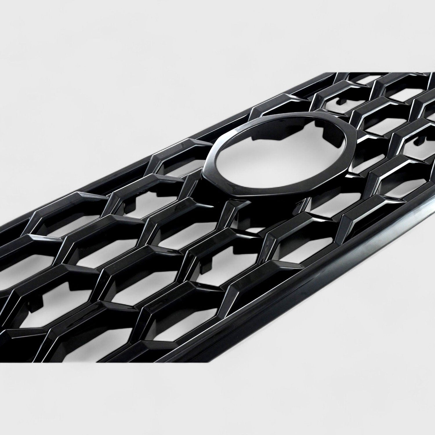 2020-2024 Toyota Tacoma Grille Overlay Gloss Black 1Pcs ABS Plastic