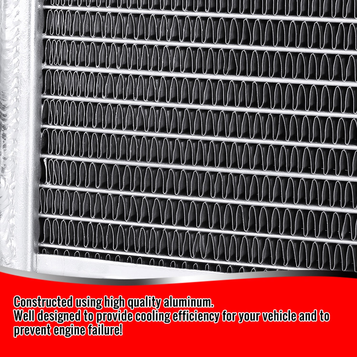 1984-1990 Jeep Cherokee/Wagoneer/Comanche 2.8L V6 3Row Performance Radiator