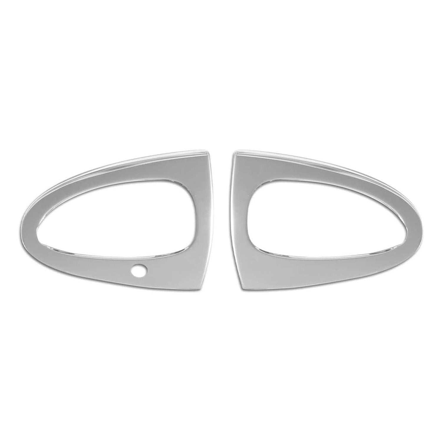 2007-2015 Smart ForTwo Car Door Handle Cover Protector Stainless Steel Chrome 2 Pcs
