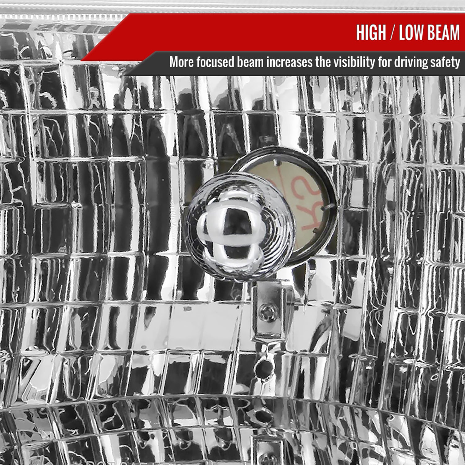 1993-1998 Jeep Grand Cherokee Factory Style Headlights Chrome/Clear Lens