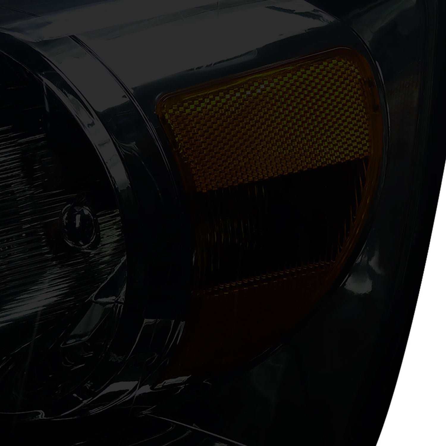 2006-2008 Dodge RAM 1500 2500 3500 Factory Crystal Headlights Smoke