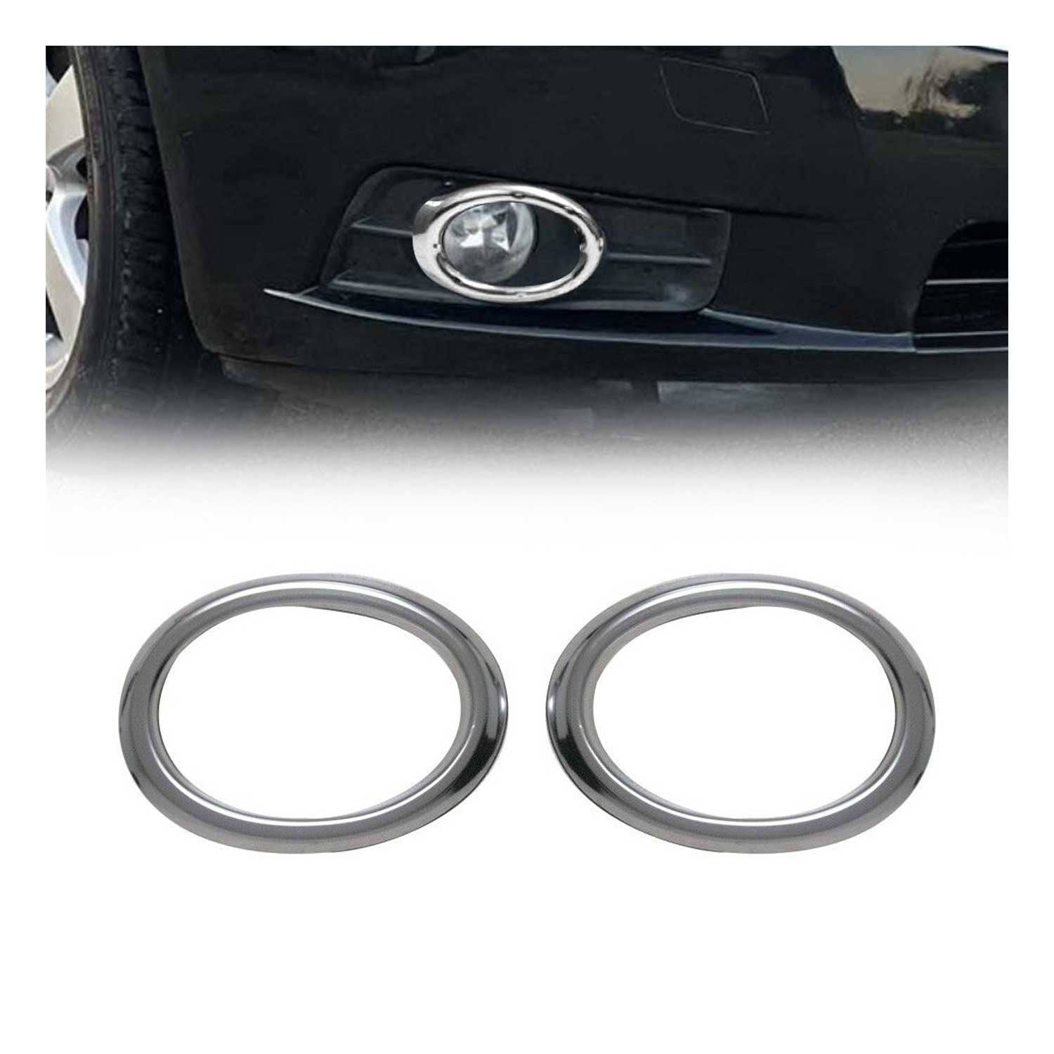 2011-2015 Chevrolet Cruze Sedan Fog Light Lamp Bezel Cover Stainless Steel