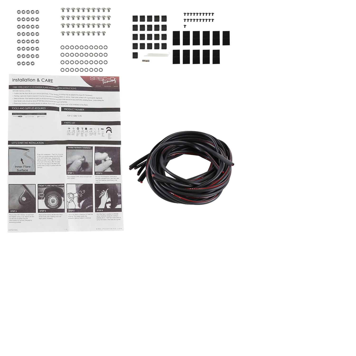 1988-1999 Chevy C/K Blazer/Jimmy/Suburban/Tahoe GMC Yukon Fender Flares