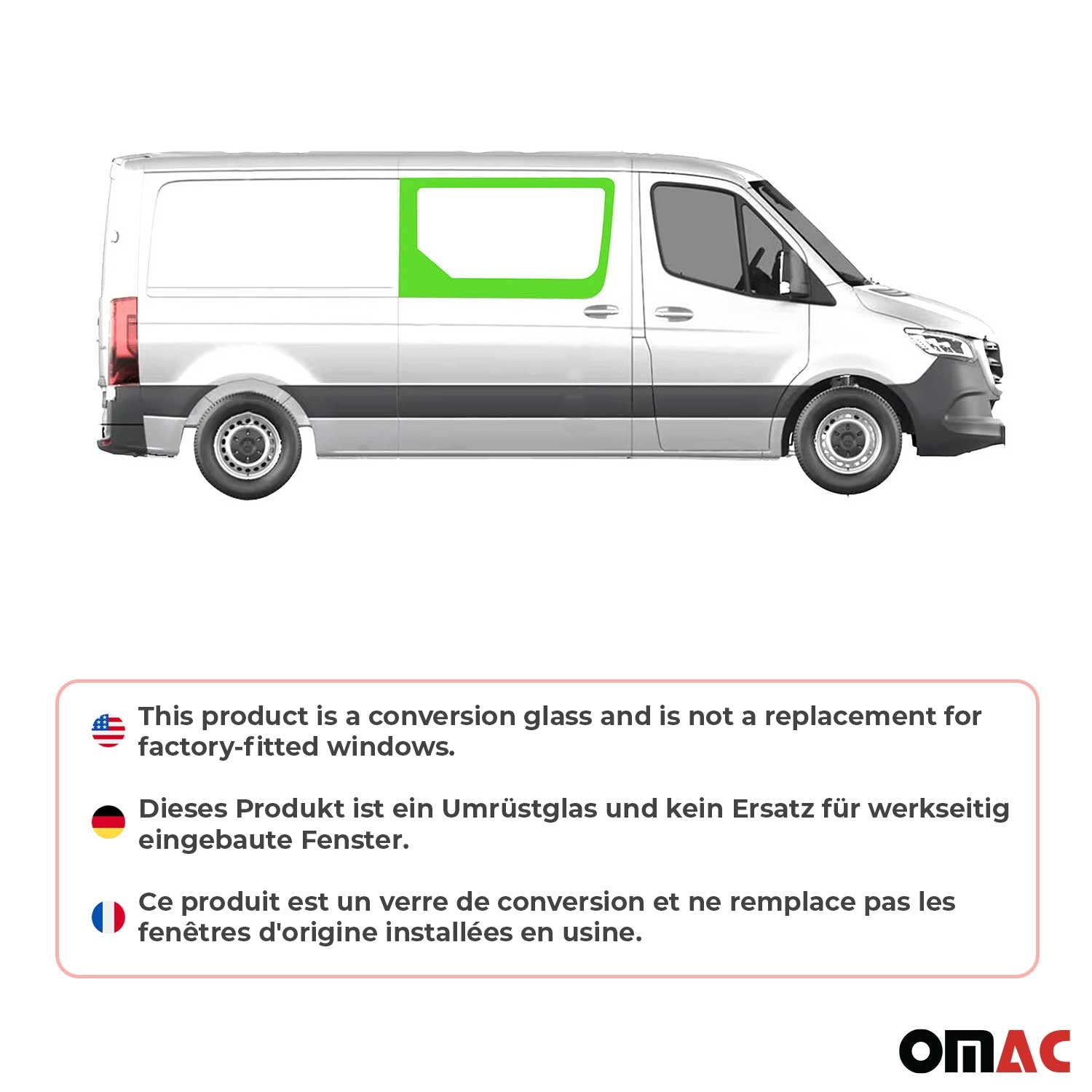 2010-2018 Mercedes Sprinter W906 Window Glass L2 L3 L4