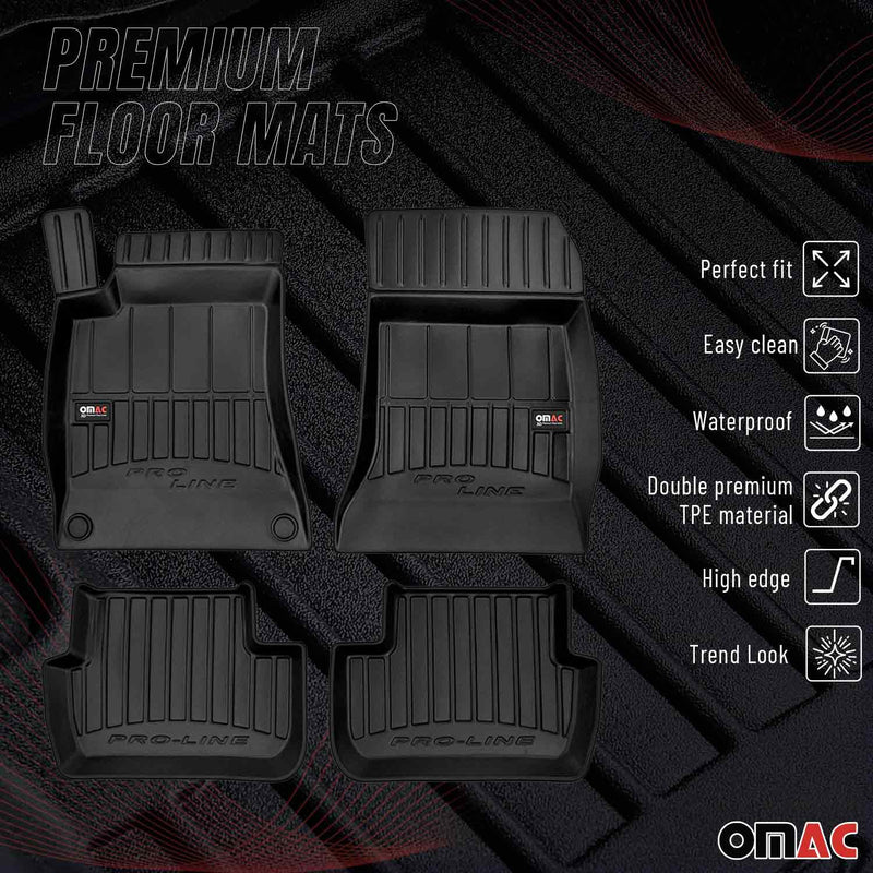 2015-2019 Mercedes GLA Class X156 GLA45 GLA200 Premium Floor Mats Liners Full Set All Weather Heavy Duty