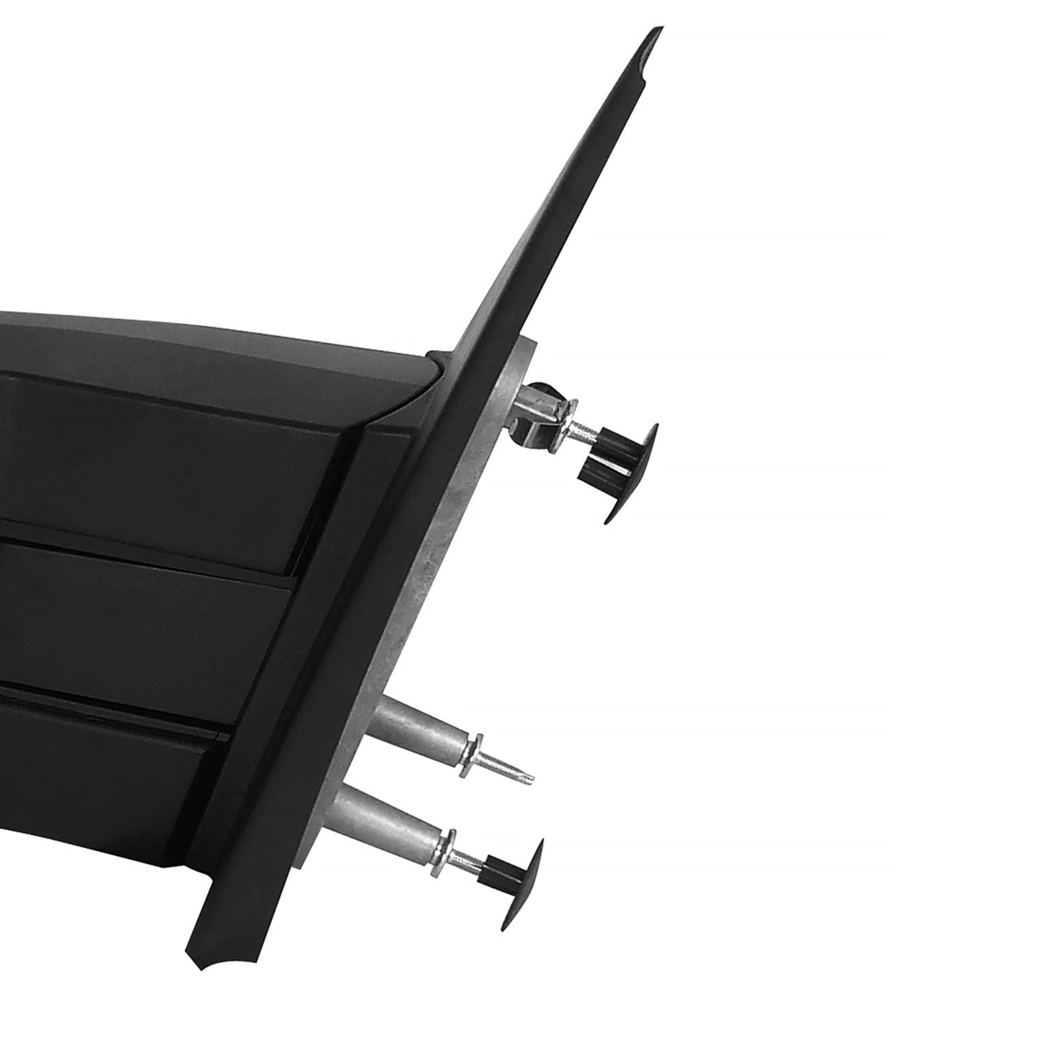2004-2014 Ford F-150 Black Manual Adjustable Telescopic Towing Mirrors