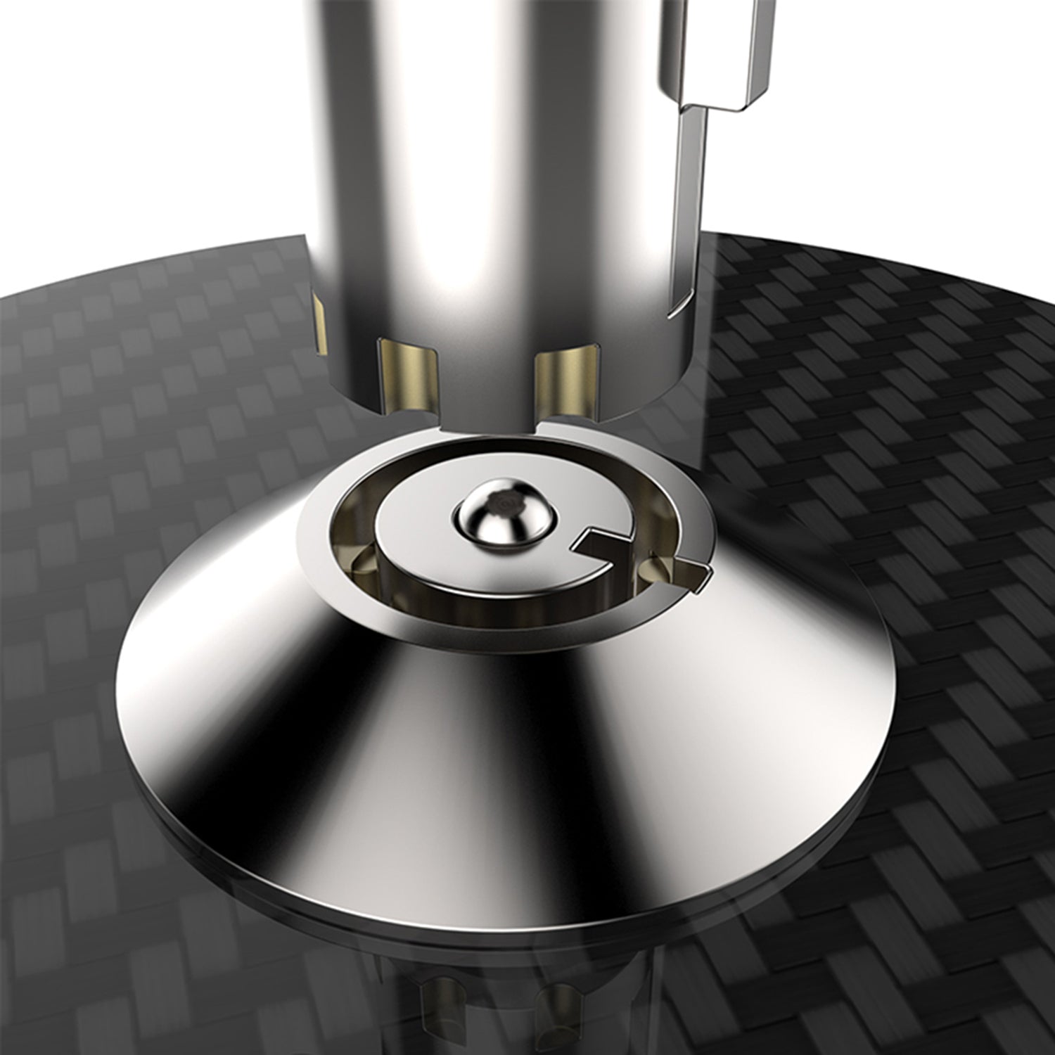 Universal Racing Style 2.5" Carbon Fiber Hood Lock Latch Pins w/ Keys