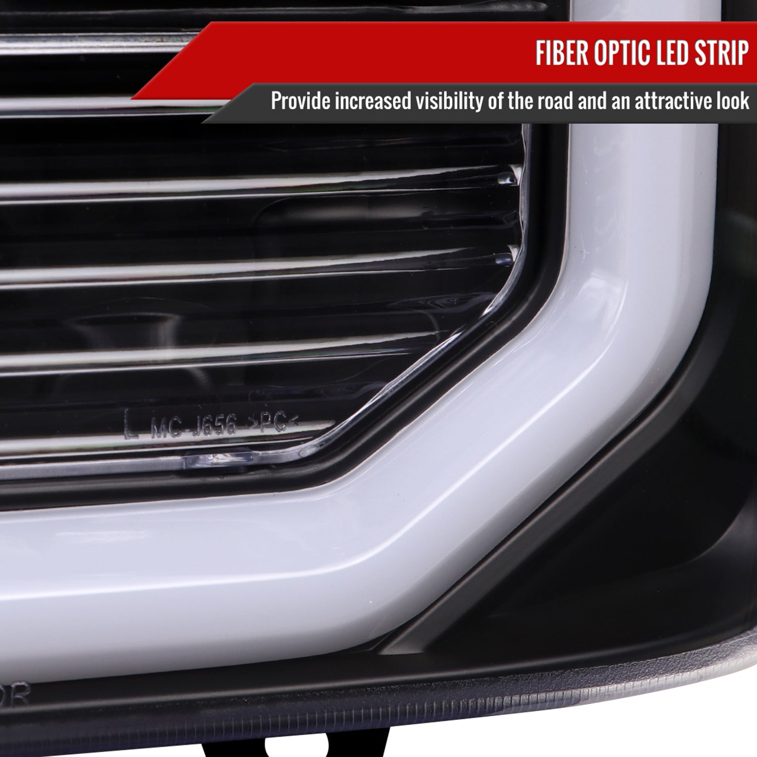 1999-2004 Ford F-250/350/450/550 /Excursion LED Bar Headlights LED Matte Black