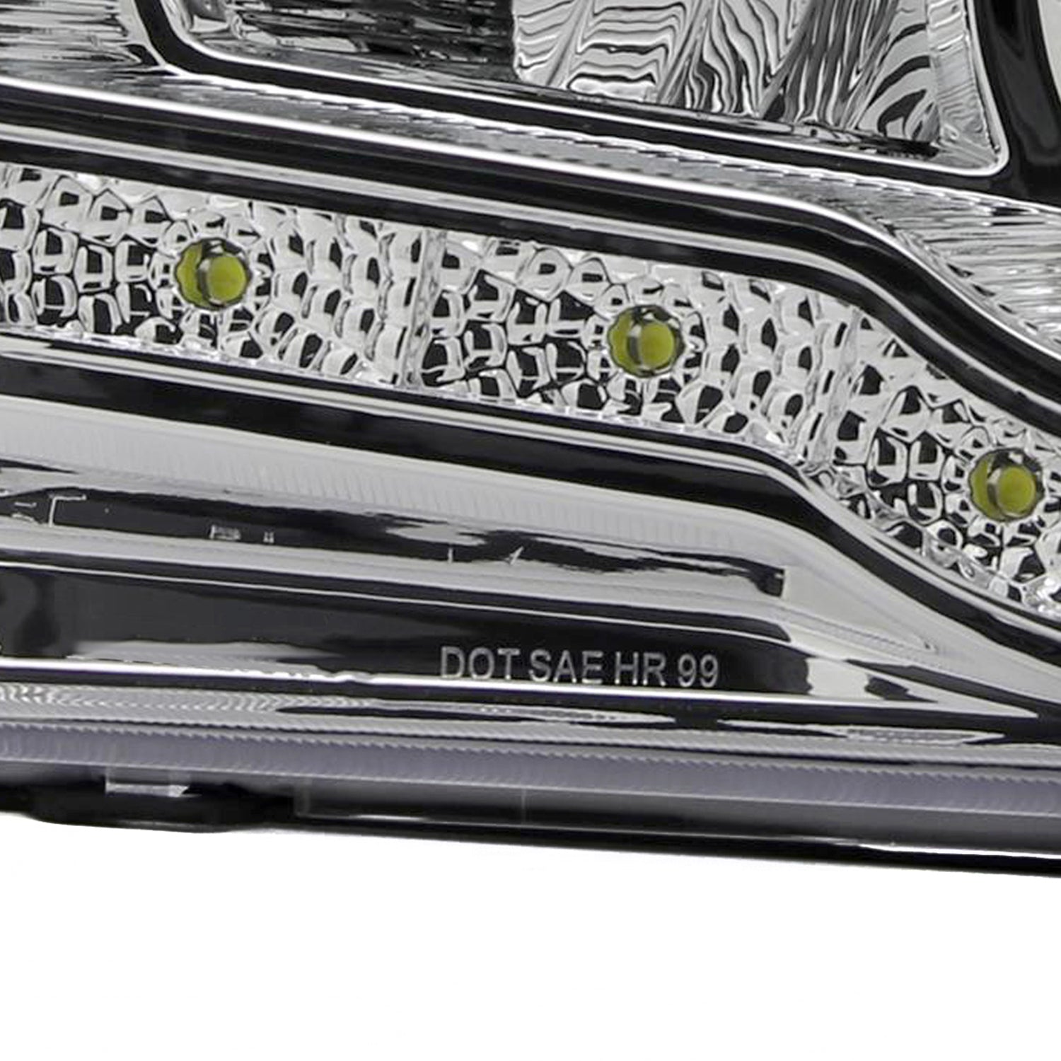 1999-2004 Ford F-250/350/450/550/Excursion Headlights LED Light Chrome