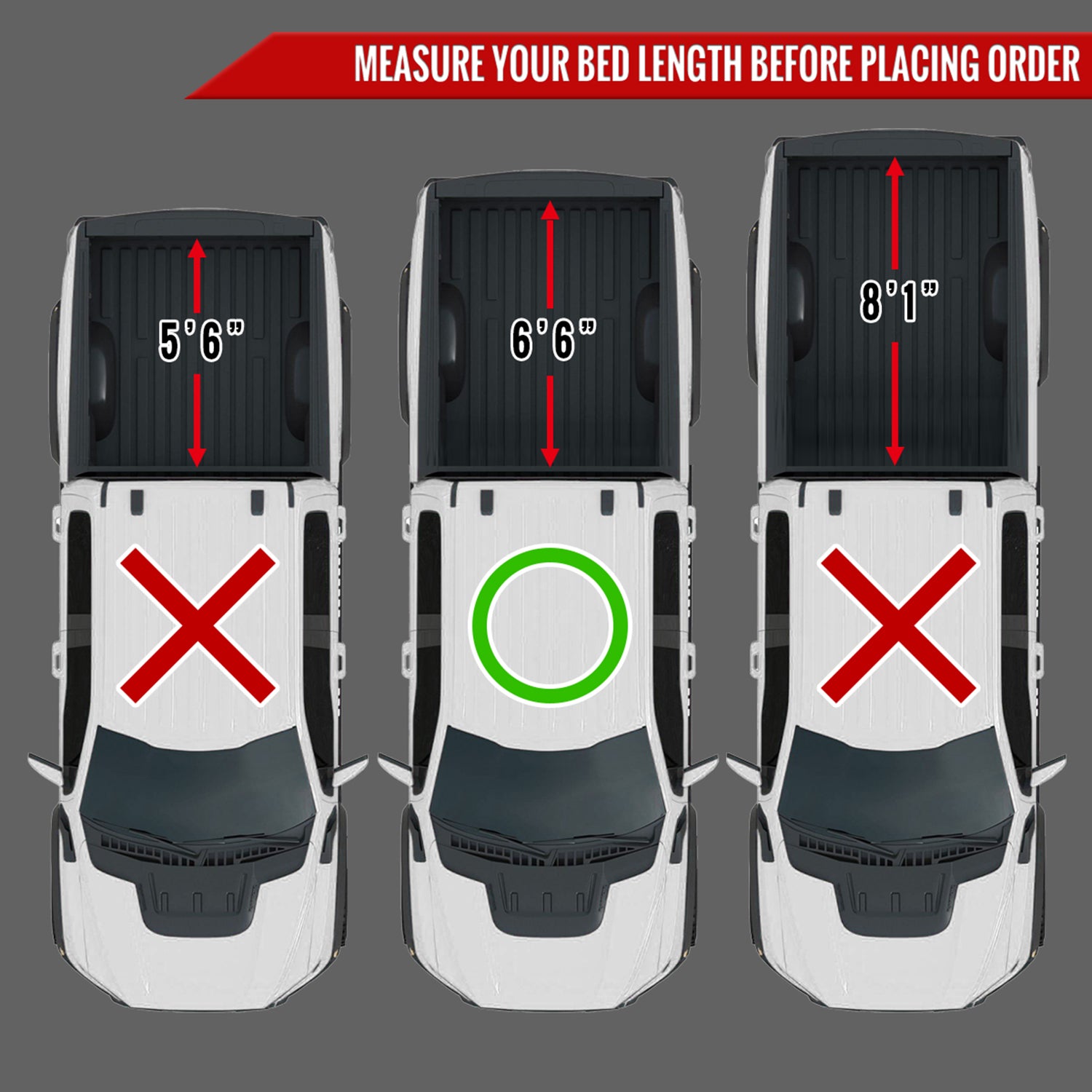 2022-2024 Toyota Tundra 6'6" Truck Bed Soft Quad-Fold Tonneau Cover