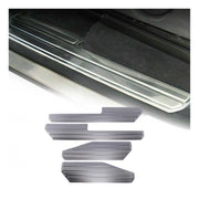 2010-2020 VW Amarok Door Sill Scuff Plate Scratch Protector Stainless Steel Brushed