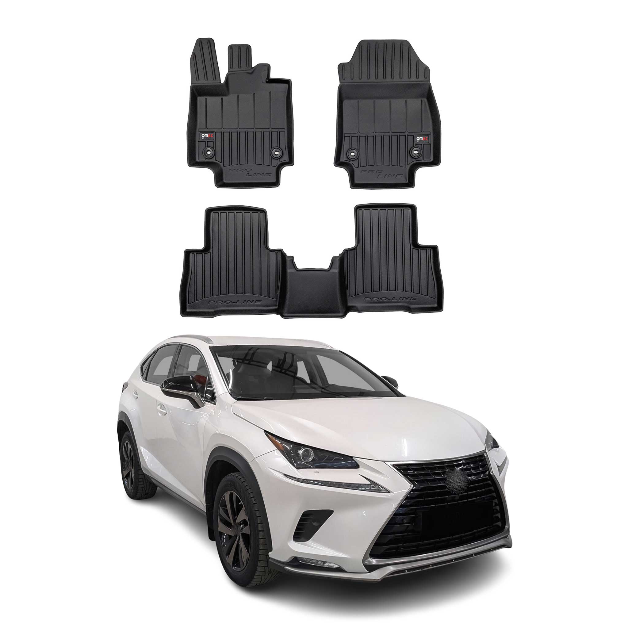 2022-2026 Lexus NX 200 NX 350 Premium Floor Mats Liners Full Set All Weather Heavy Duty