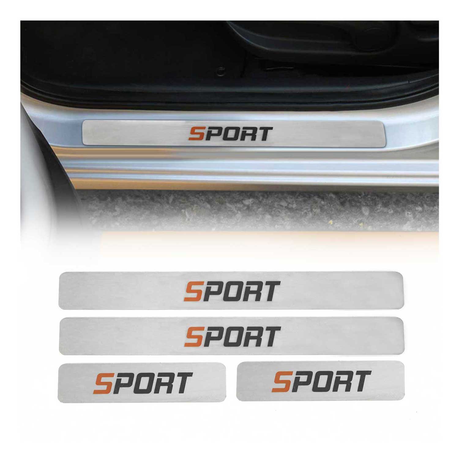 2020-2025 Ford Escape Door Sill Scuff Plate Scratch Protector Sport Stainless Steel 4x