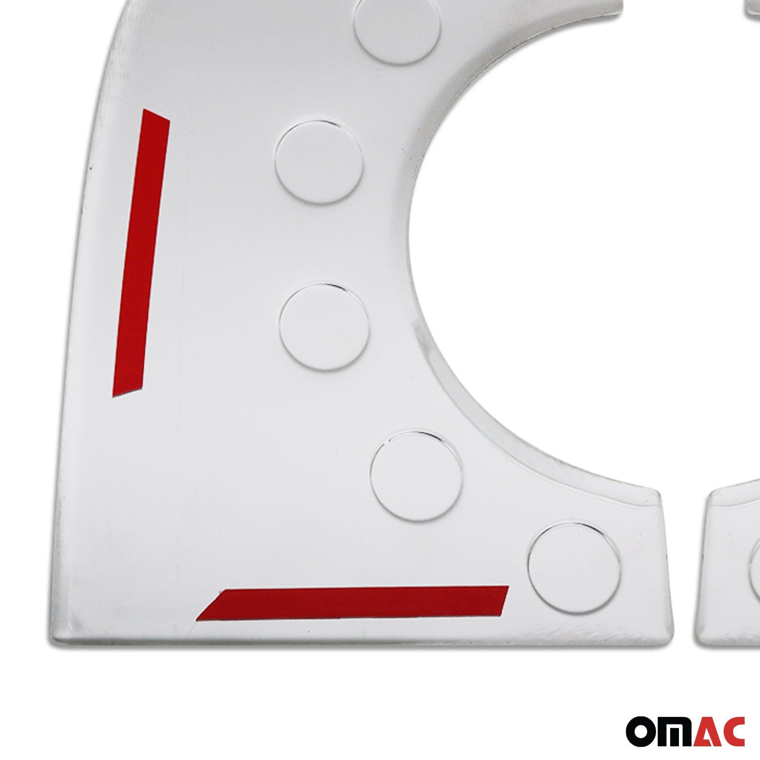 2006-2013 Mercedes Sprinter W906 Tailgate Trunk Door Logo Frame Silver Stainless Steel