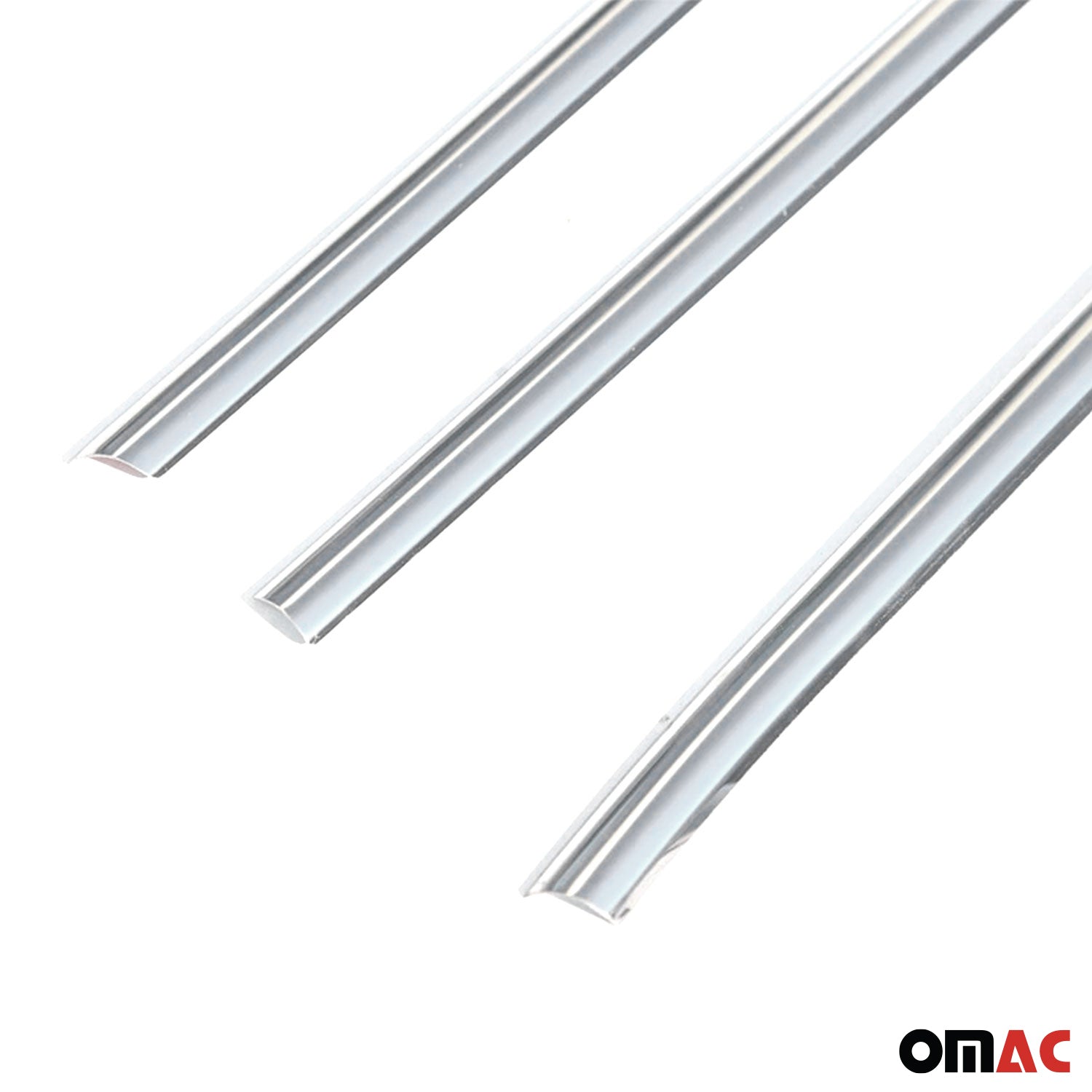 2006-2012 Toyota RAV4 Window Molding Trim Streamer Stainless Steel Silver 4 Pcs