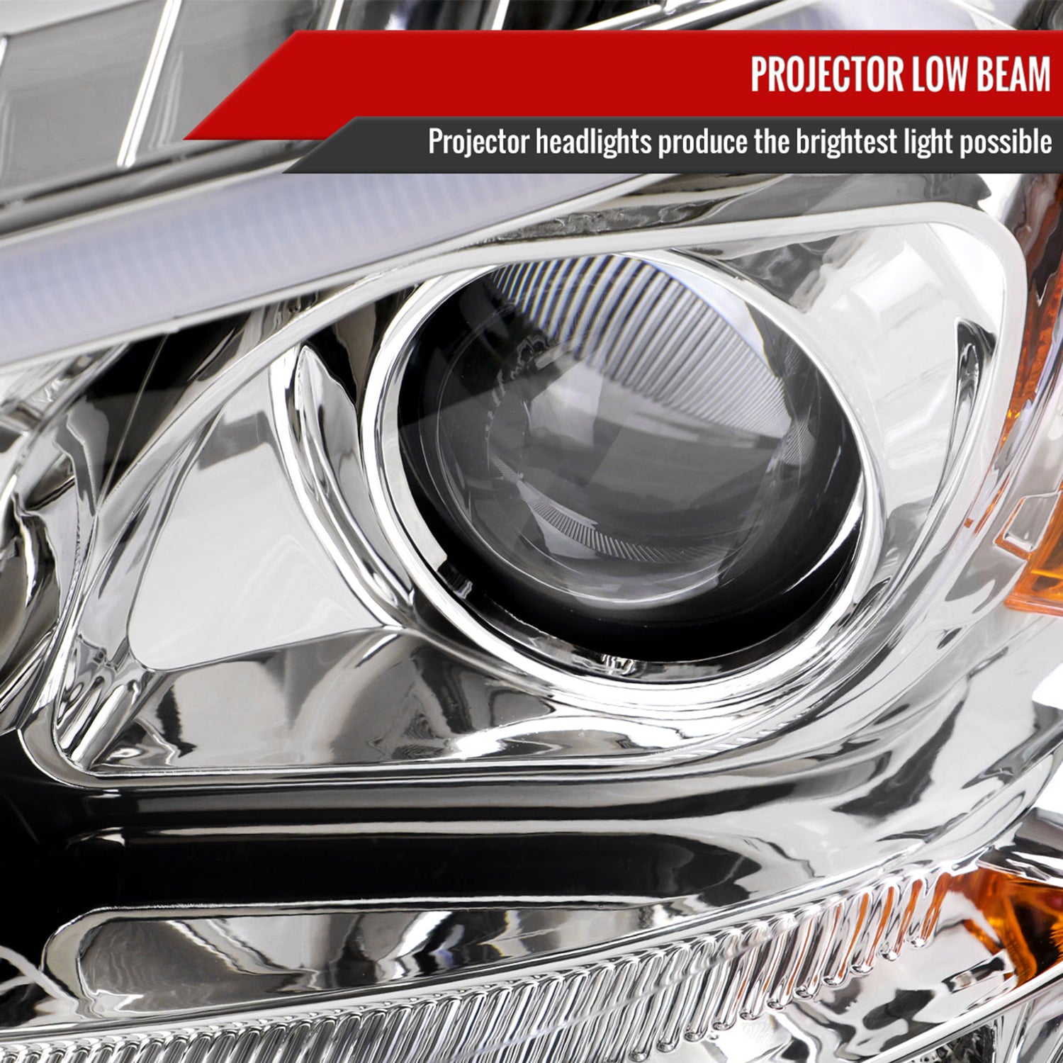 2009-2011 Mercedes Benz W164 ML-Class LED Sequetial Signal Headlights Chrome