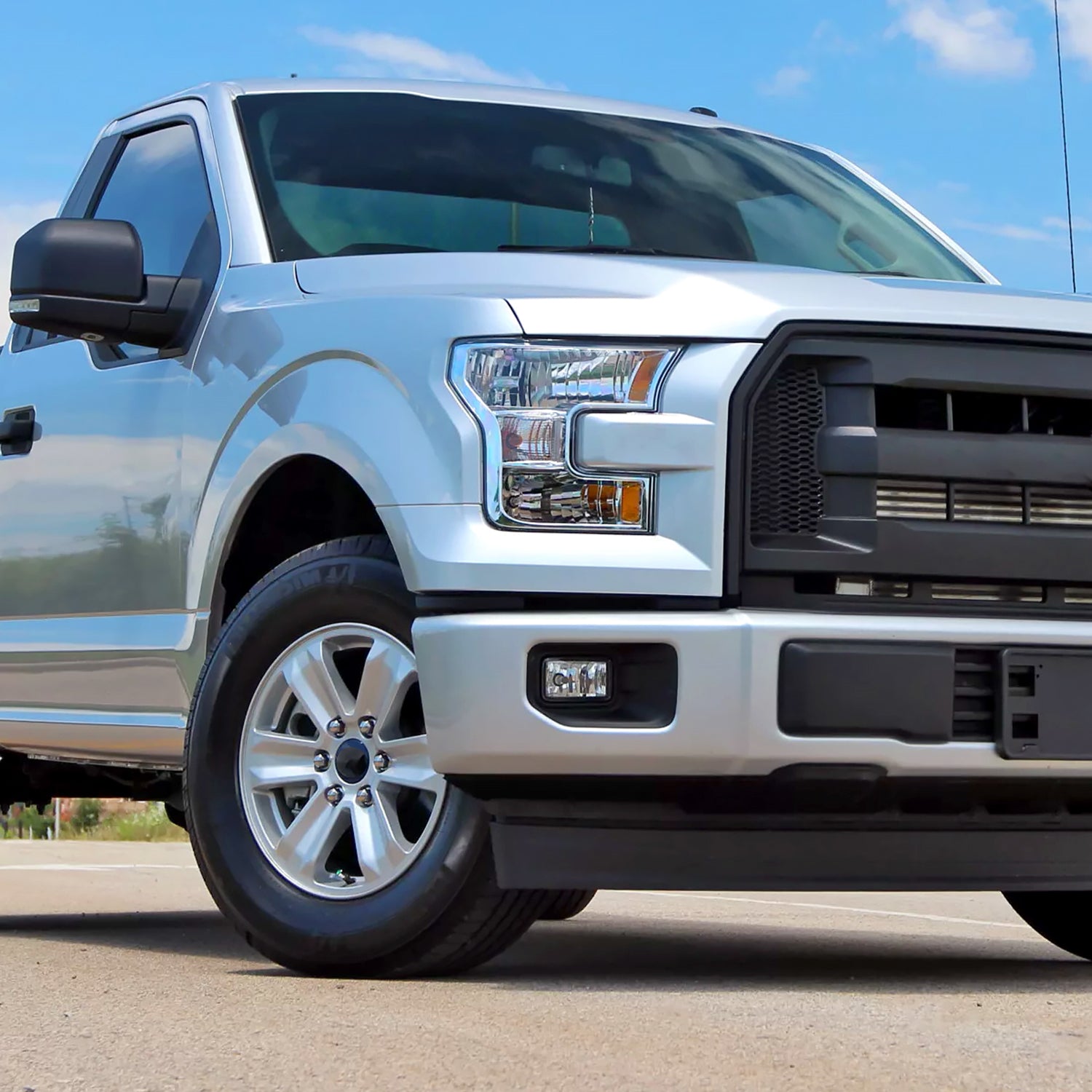 2015-2017 Ford F-150 Replacement Factory Style Headlights Chrome/Clear Lens