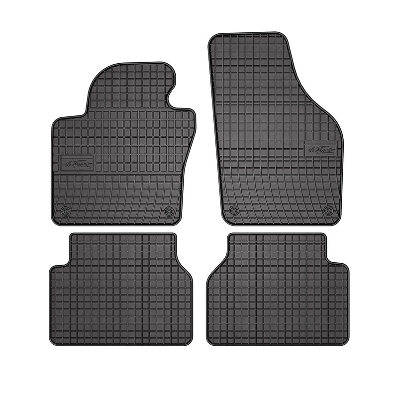 2009-2017 VW Tiguan Floor Mats Liners Full Set All Weather Rubber Black