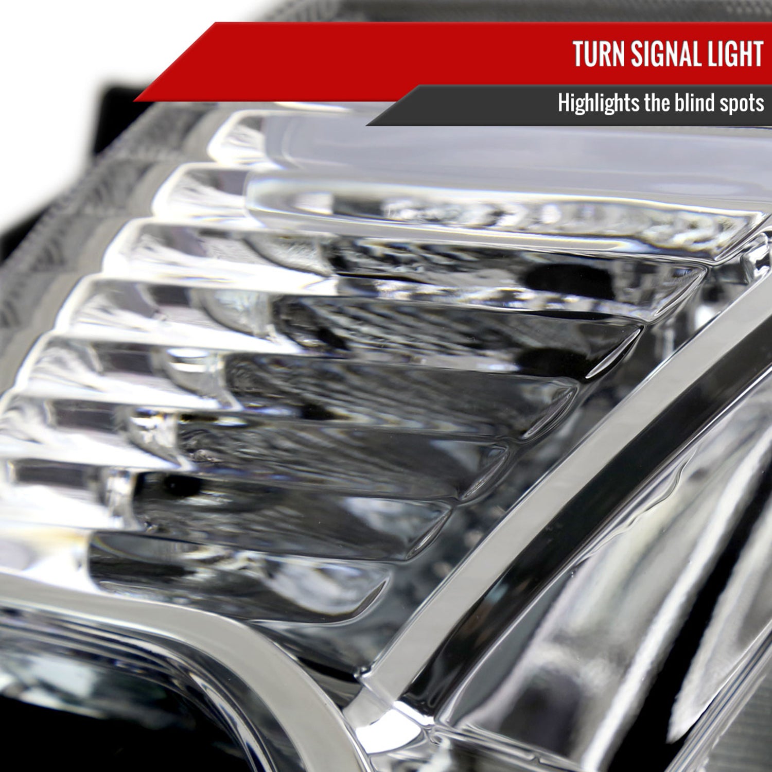 2012-2015 Toyota Tacoma LED Bar Factory Headlights Amber Reflector Chrome