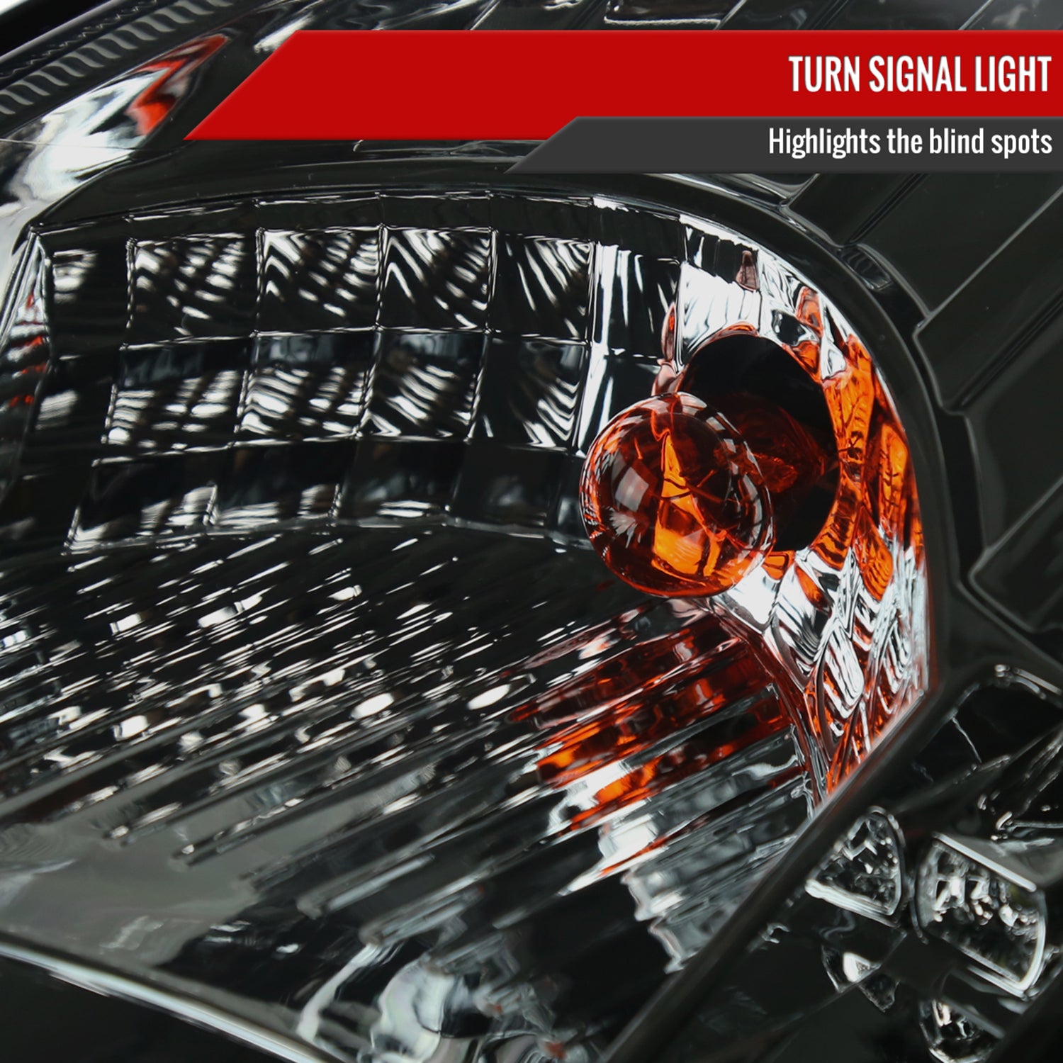 2003-2005 Nissan 350Z Projector Headlights w/ SMD LED Light Strip Chrome/Smoke