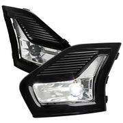 2019-2020 Ford Fusion LED Fog Lights Kit Chrome Housing/Clear Lens