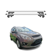2013-2018 Ford C-Max Hybrid Roof Rack Cross Bars Silver