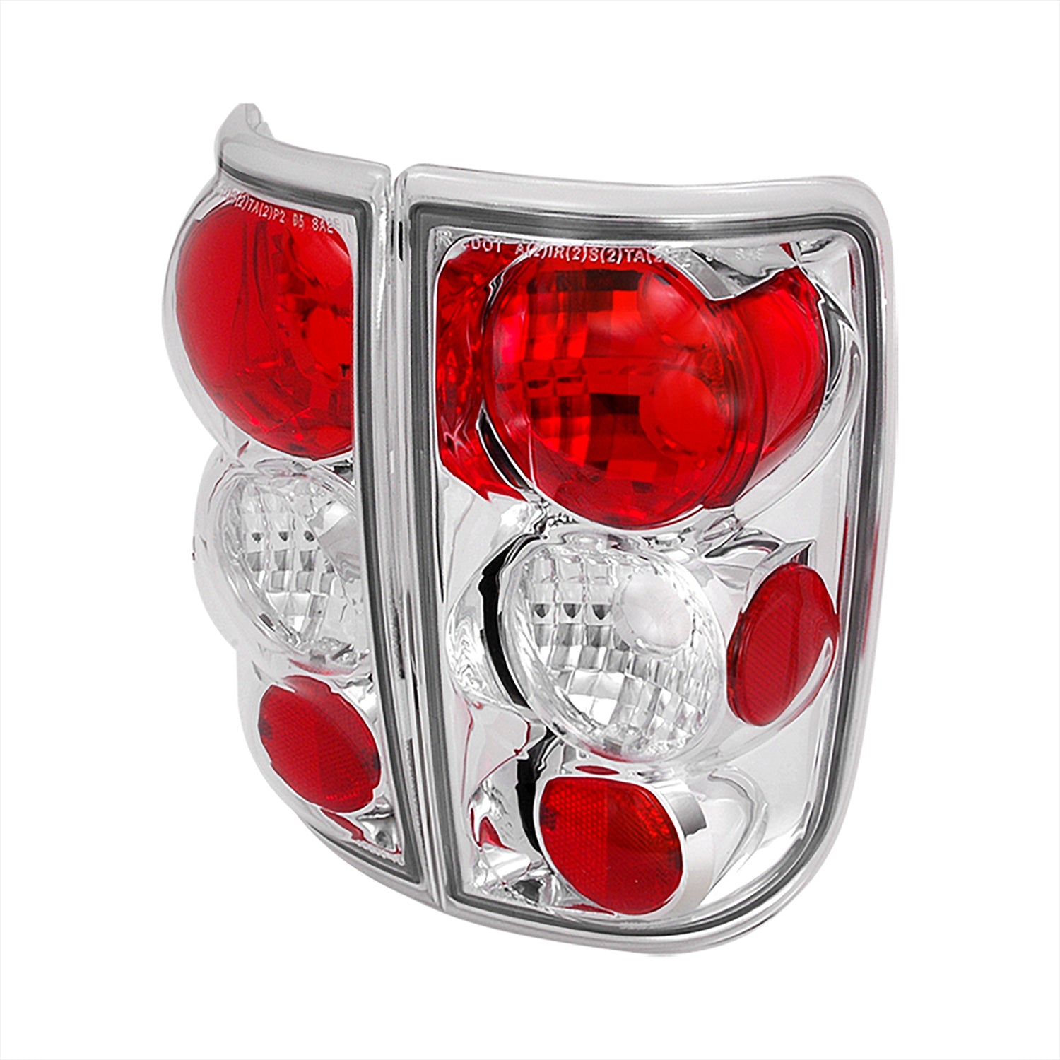 1995-2004 Chevy Blazer/S10 GMC Jimmy/Envoy Bravada Tail Lights Chrome