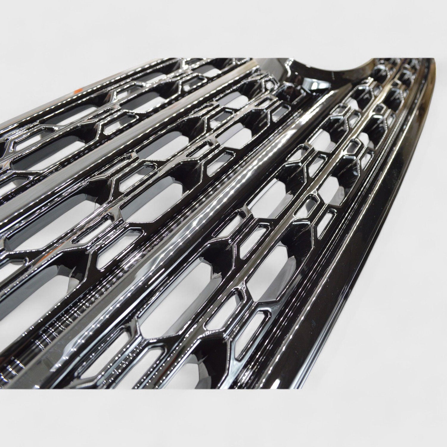 2020-2024 Ford Explorer Grille Overlay Gloss Black 1Pcs ABS Plastic