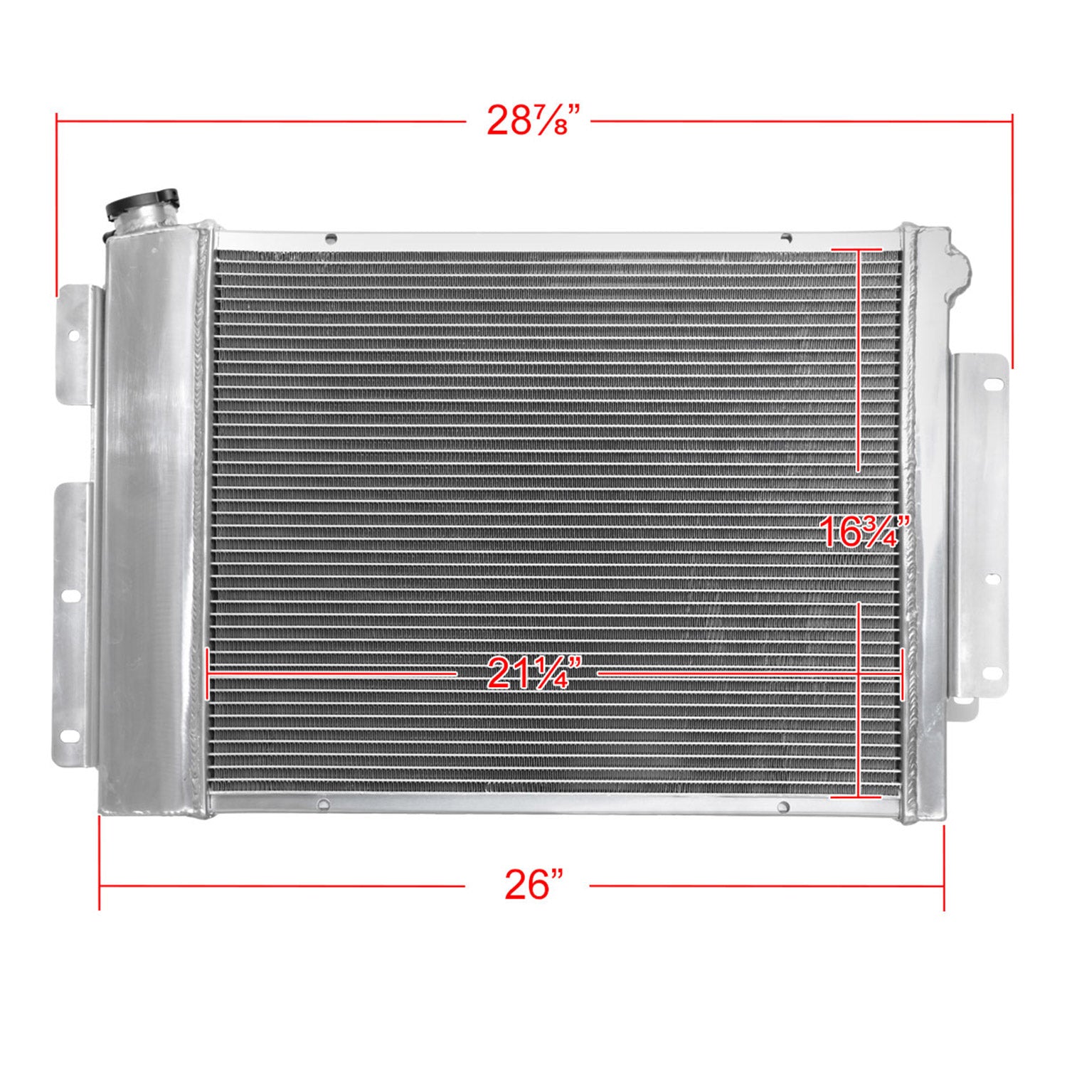 1967-1969 Chevy Camaro/ Pontiac Firebird V8 MT Alu 3-Row Performance Radiator