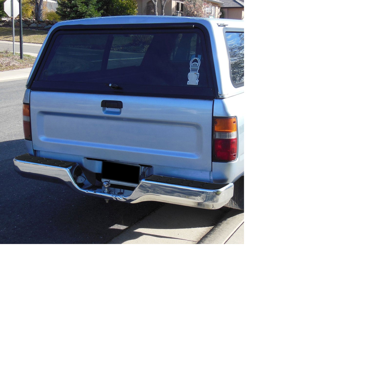 1989-1995 Toyota Pickup 2/4WD Chrome Stainless Steel Rear Step Bumper