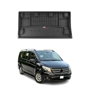 2016-2024 Mercedes Metris Premium Cargo Liner Trunk Mat All Weather Heavy Duty Black