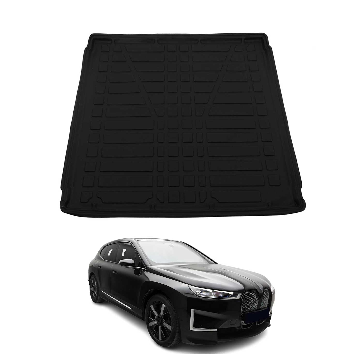 2022-2025 BMW iX Cargo Liner Trunk Mat All Weather Black