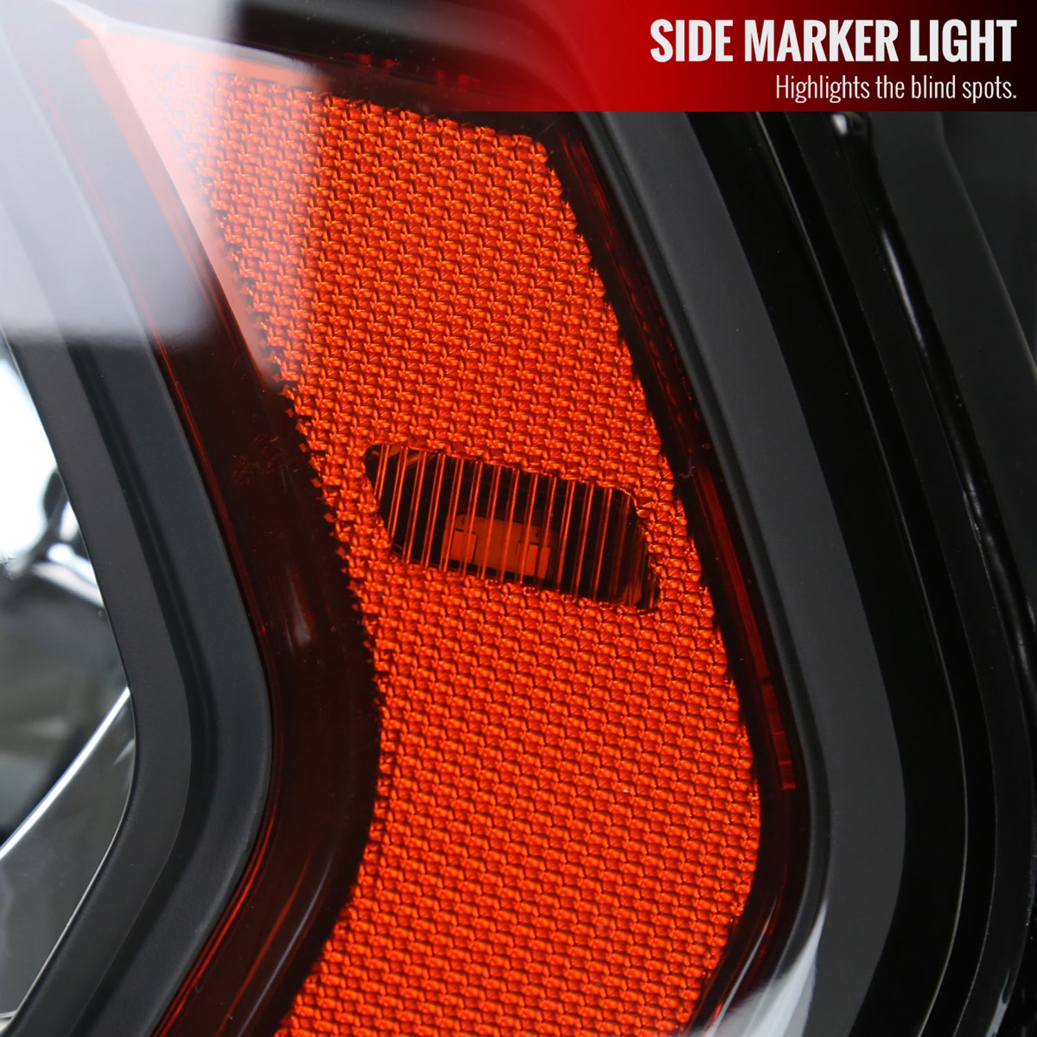 2019-2024 Dodge RAM 2500/3500/4500/5500 Factory Headlights Matt Black/Clear