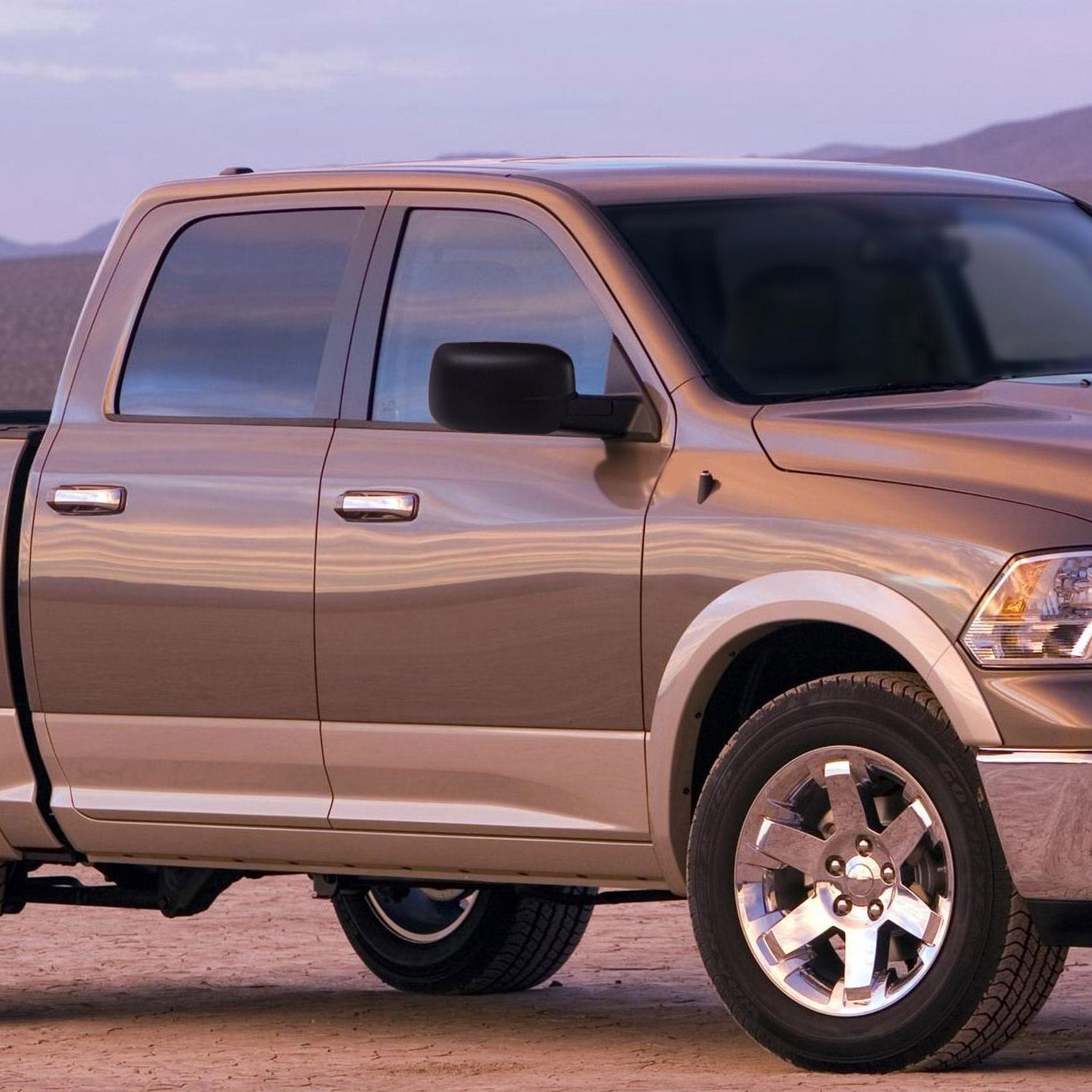 2009-2018 Dodge RAM 1500 / 1500 Classic Black Adjustable Side Mirror Passenger