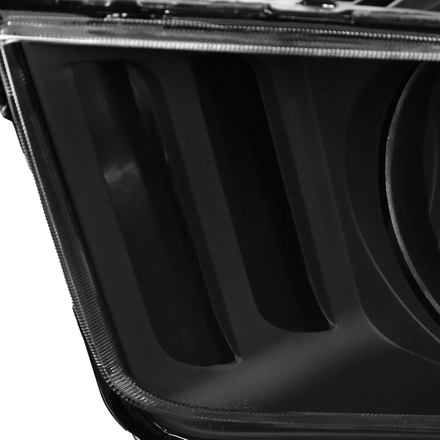 2005-2009 Ford Mustang H1 Projector Headlights Matte Black/Clear Lens
