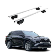 2020-2024 Toyota Highlander Roof Rack Cross Bars Silver