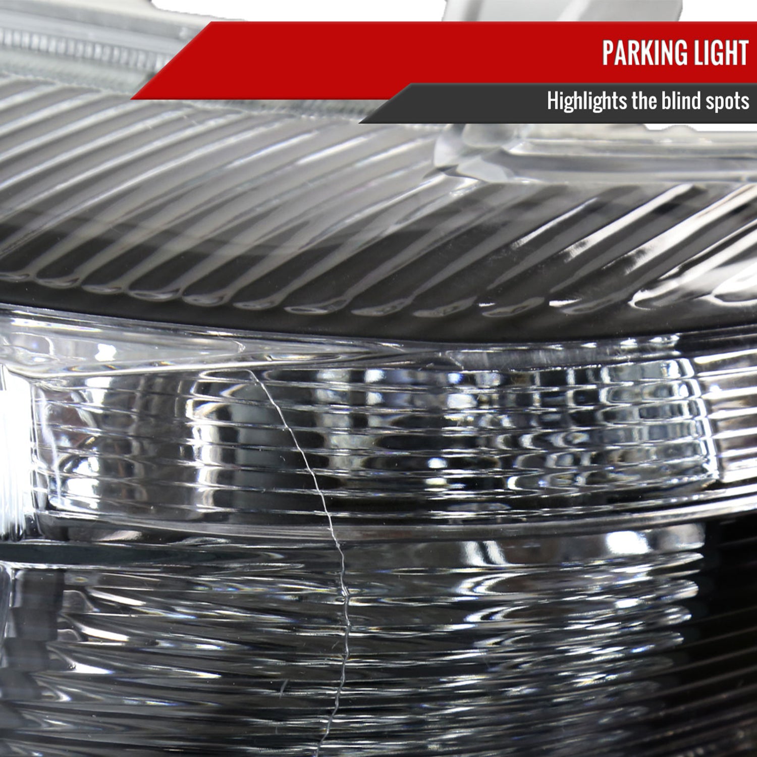 2010-2011 Toyota Camry Projector Headlights Amber Reflectors Matt Black/Clear