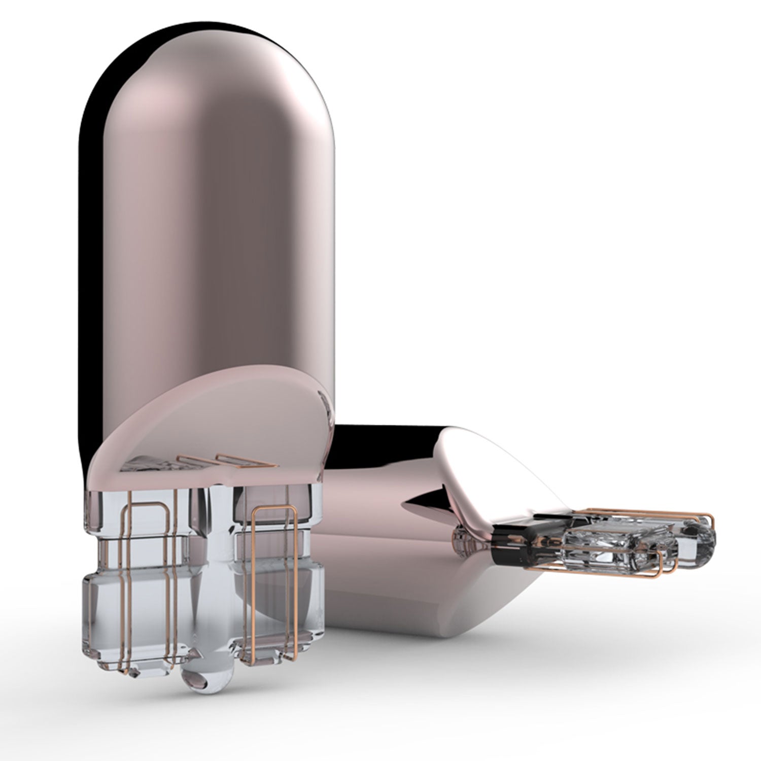 T10 Chrome Amber Light Bulbs