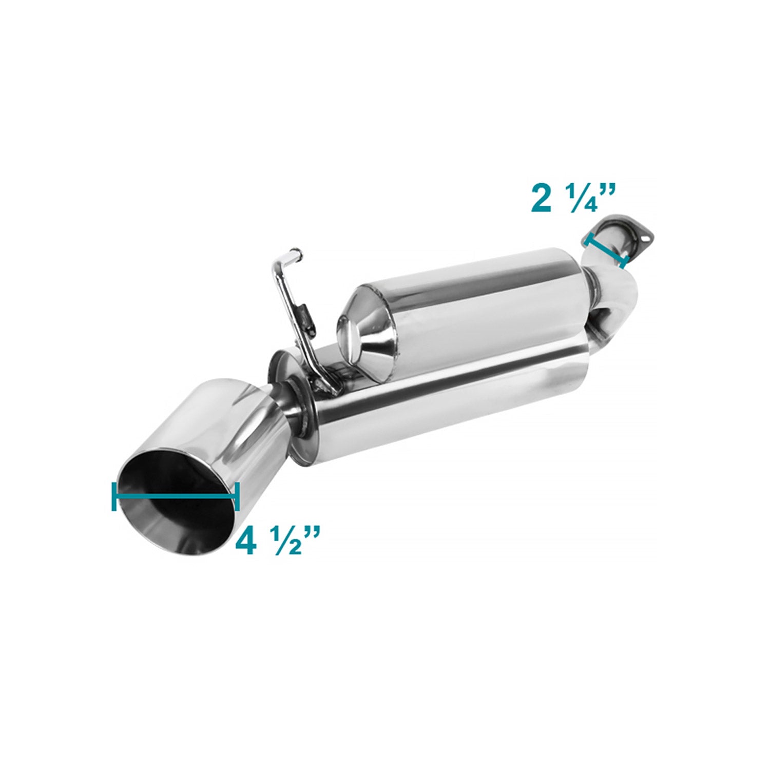 2003-2009 Nissan 350Z Dual Catback Exhaust System Rolled Tip