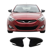 2017-2020 Hyundai Elantra Side Mirror Cover Caps Piano Black 2 Pcs