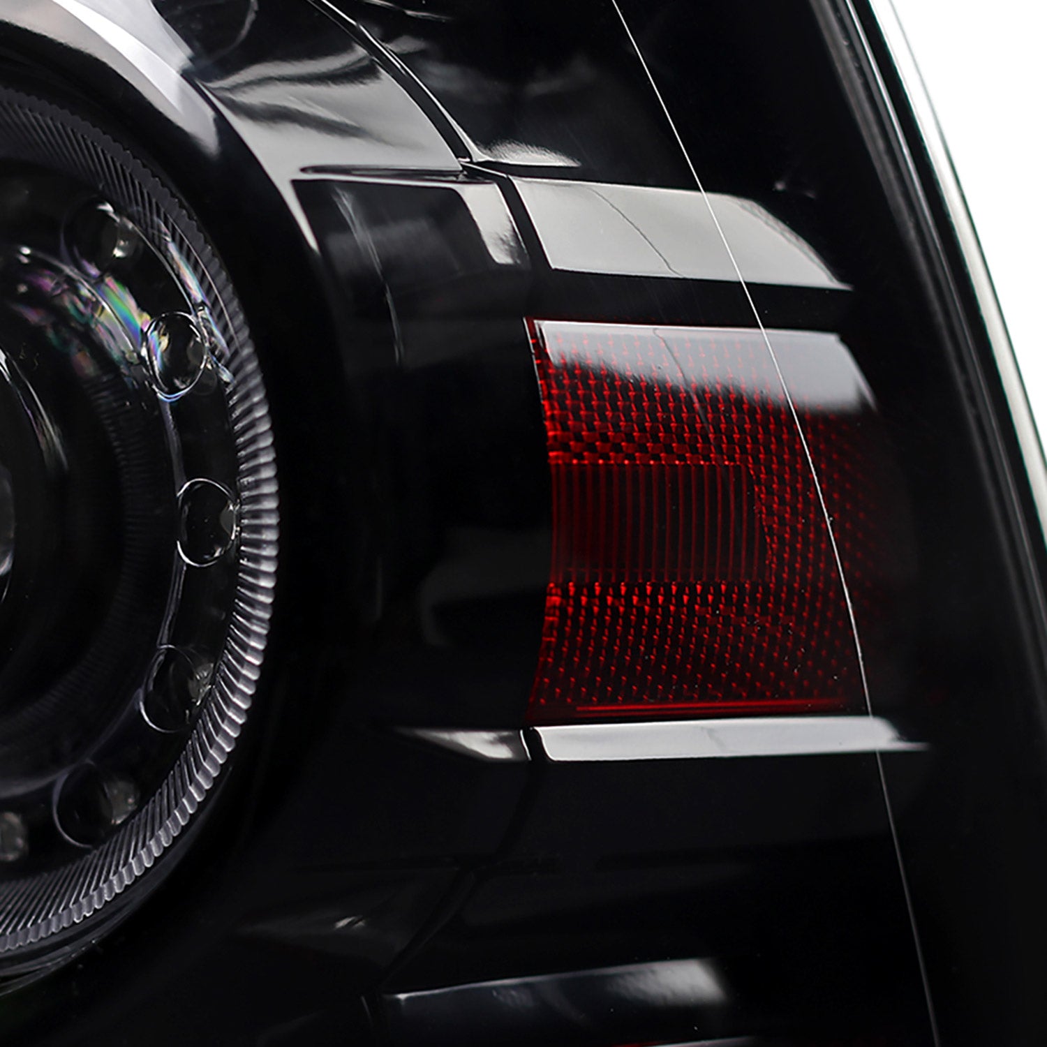 2005-2015 Toyota Tacoma LED Tail Lights Matte Black Housing/Clear Lens