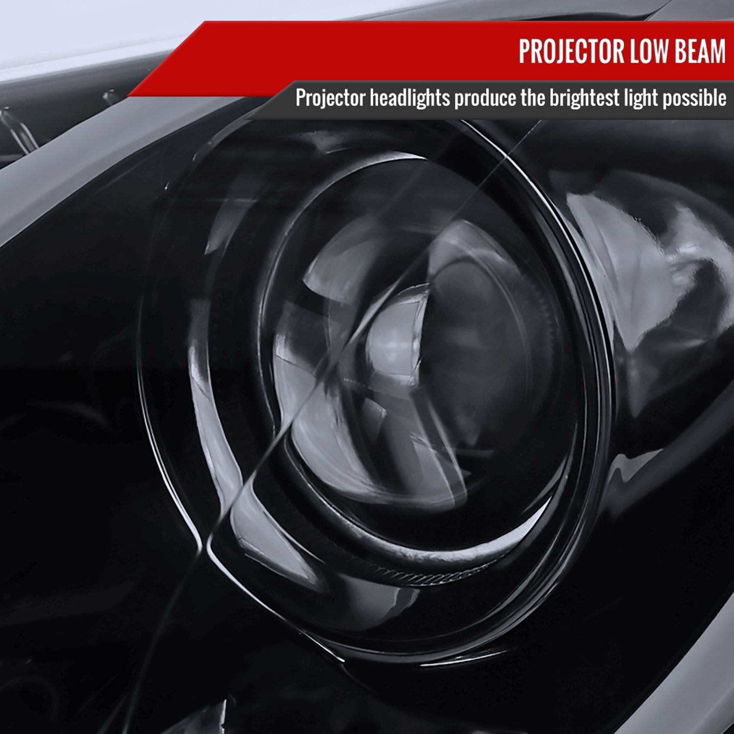 2012-2017 Hyundai Veloster LED Bar Projector Headlights Signal Lights Black